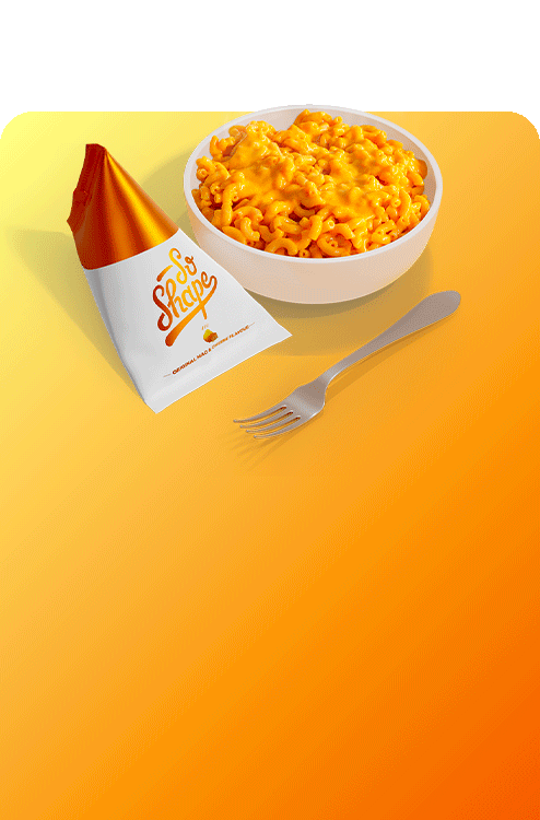 Macarrones con queso sabor cheddar